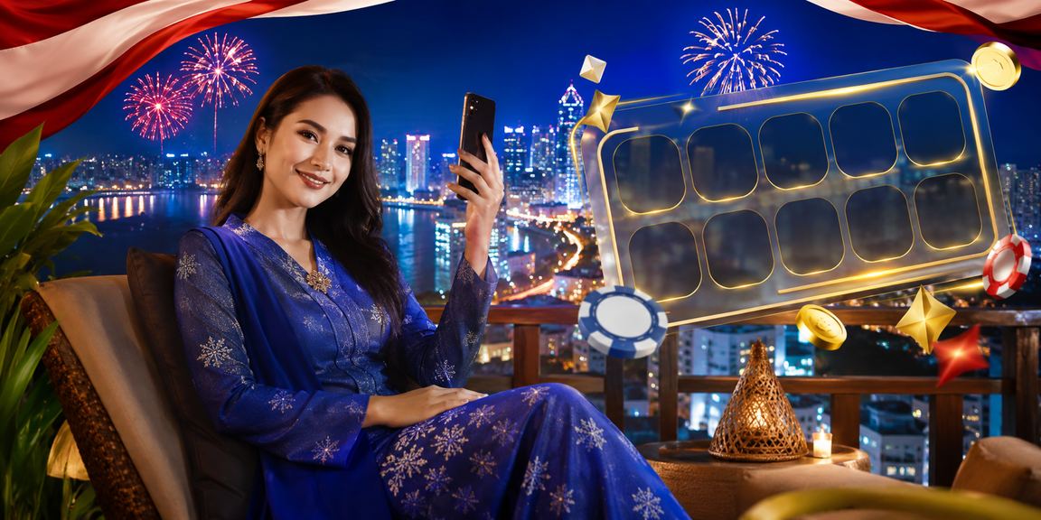 Pengguna wanita Malaysia menggunakan telefon untuk perlawanan langsung mbi99 di Penang